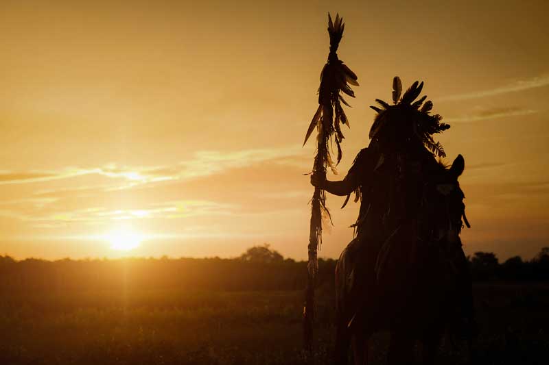 A Native American Chief Angel
